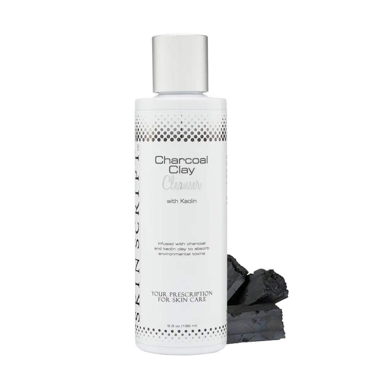 Charcoal Clay Cleanser with Kaolin for detoxifying and glowing skin care
