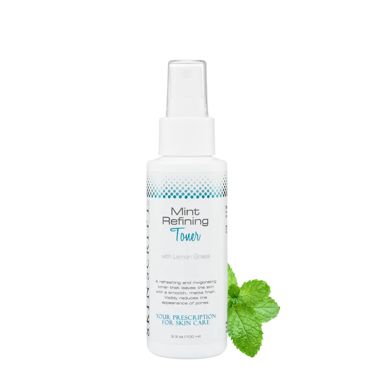 Mint Refining Toner with Lemongrass, 16 oz bottle for refreshed, smooth skin.