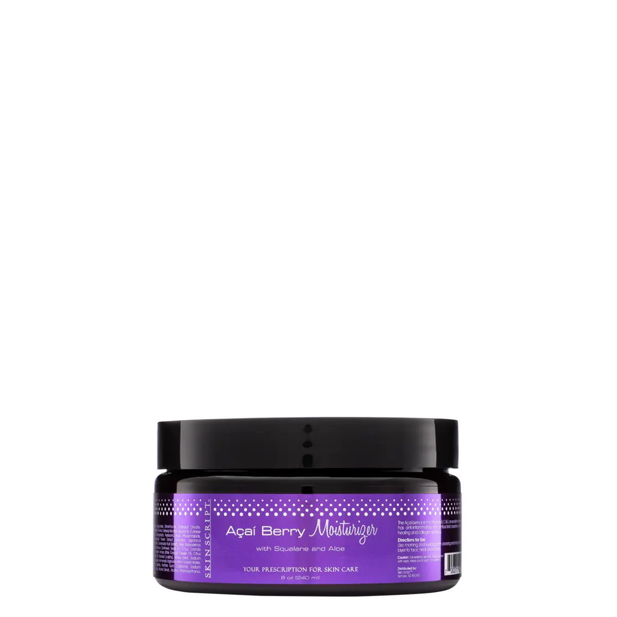Acai Berry Moisturizer Skin Script
